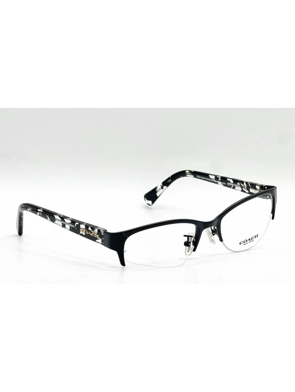 Coach HC 5078 9254 Satin Black Crystal Mosaic Authentic Eyeglass Frames 50-18